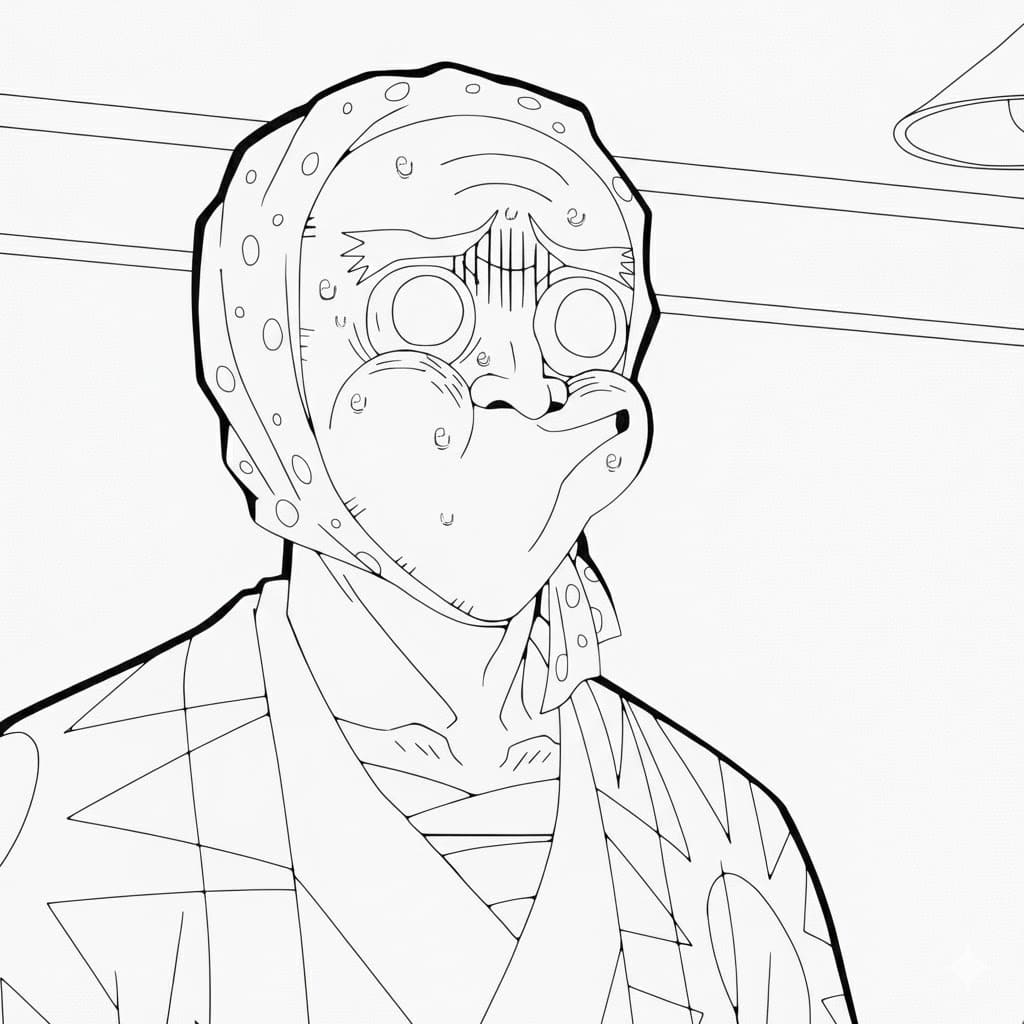 Coloriage Hotaru Haganezuka sympa