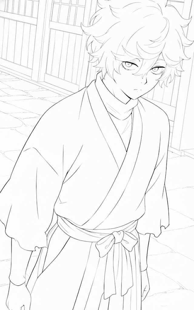 Coloriage Impression Gabimaru