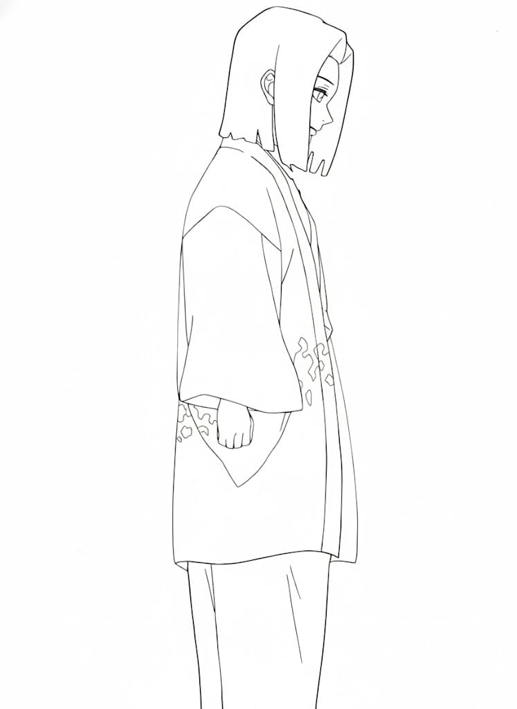 Coloriage Kagaya Ubuyashiki debout