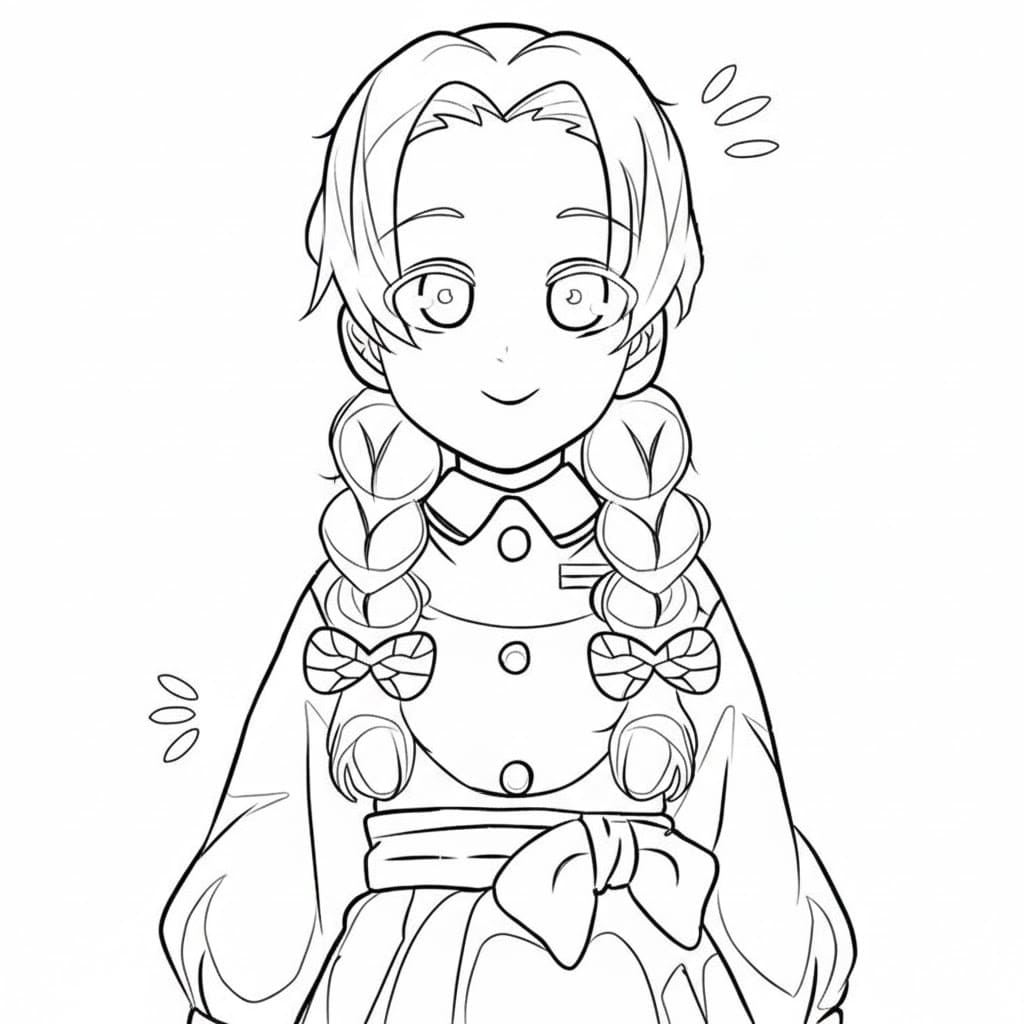 Coloriage La beauté de Sumi Nakahara