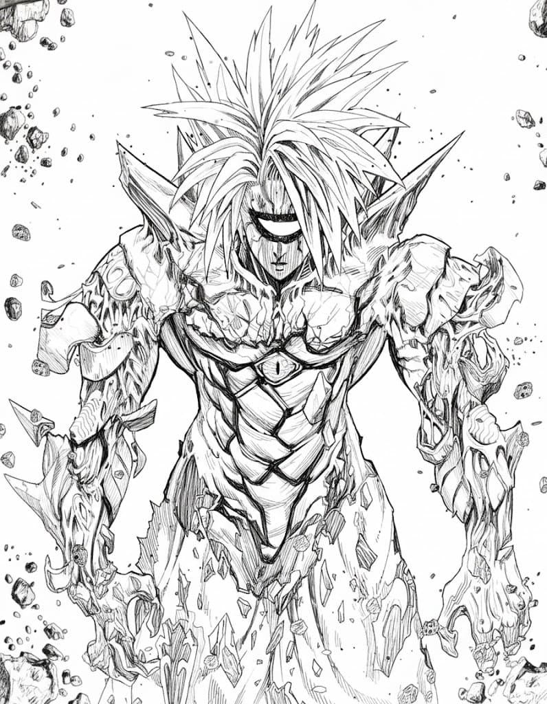 Coloriage Le pouvoir de Boros