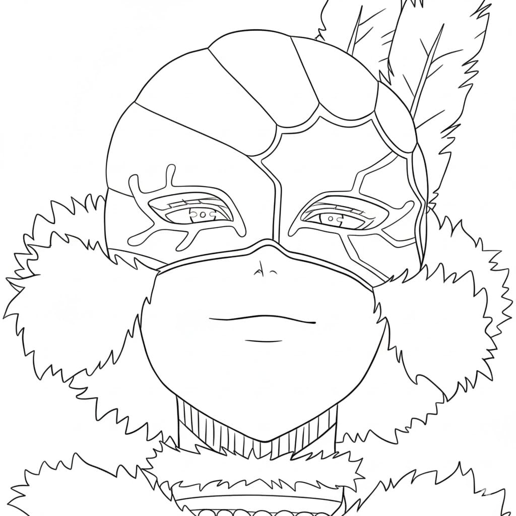 Coloriage Le sourire de William Vangeance