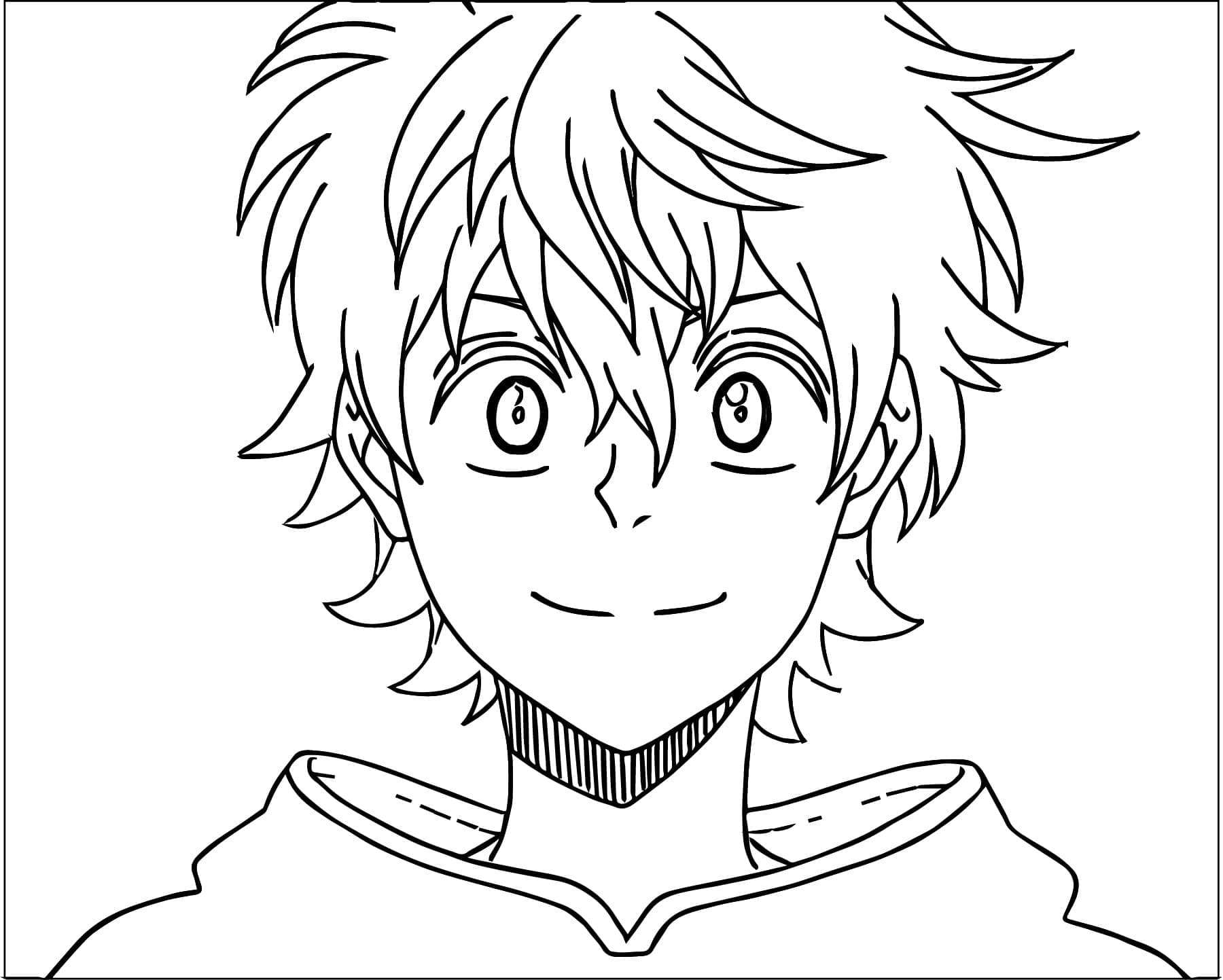 Coloriage Luck Voltia Black Clover