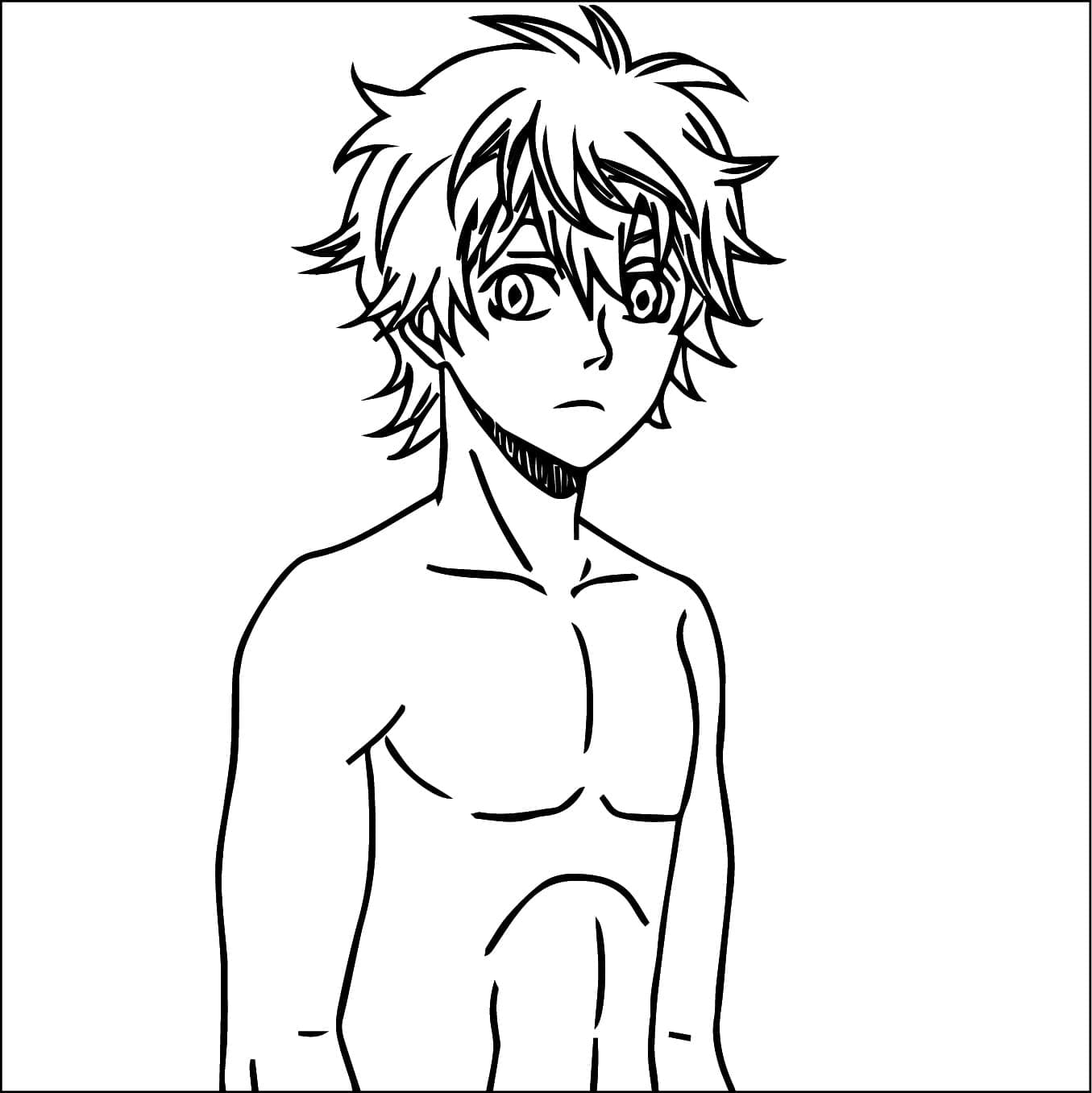 Coloriage Luck Voltia dans Anime Black Clover