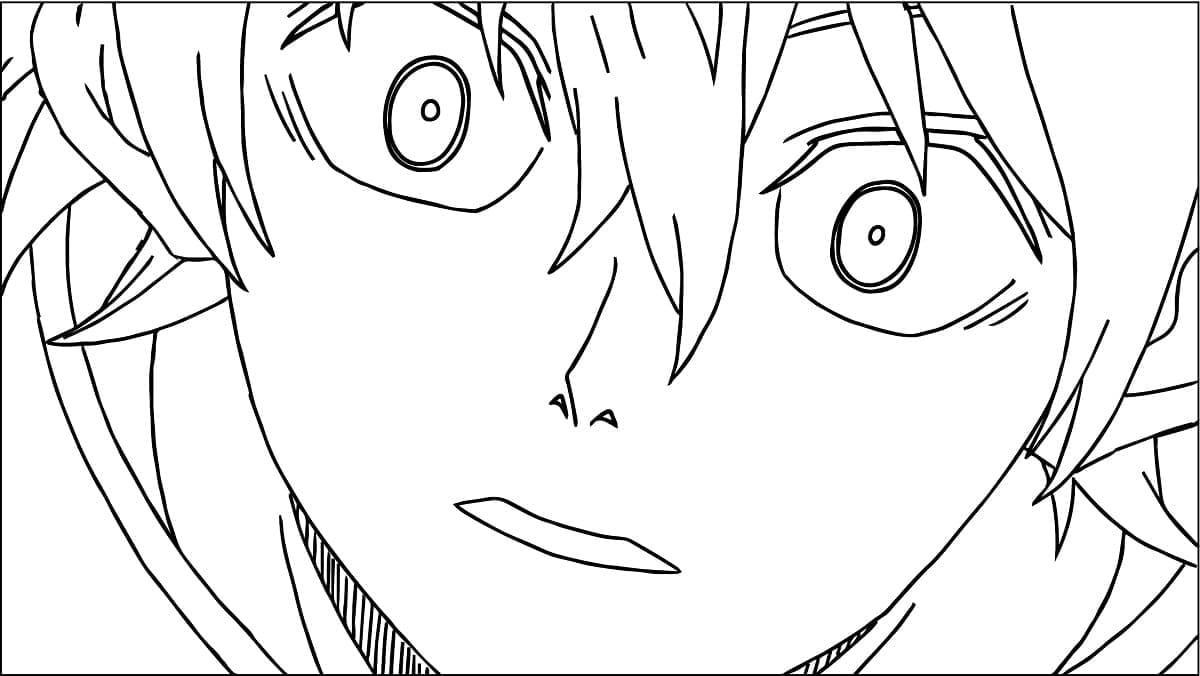 Coloriage Luck Voltia dans Black Clover