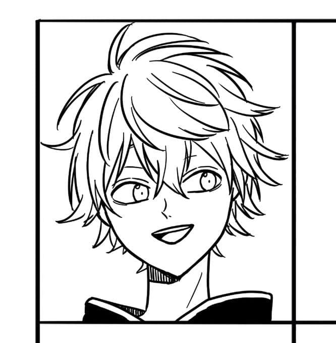 Coloriage Luck Voltia de Black Clover