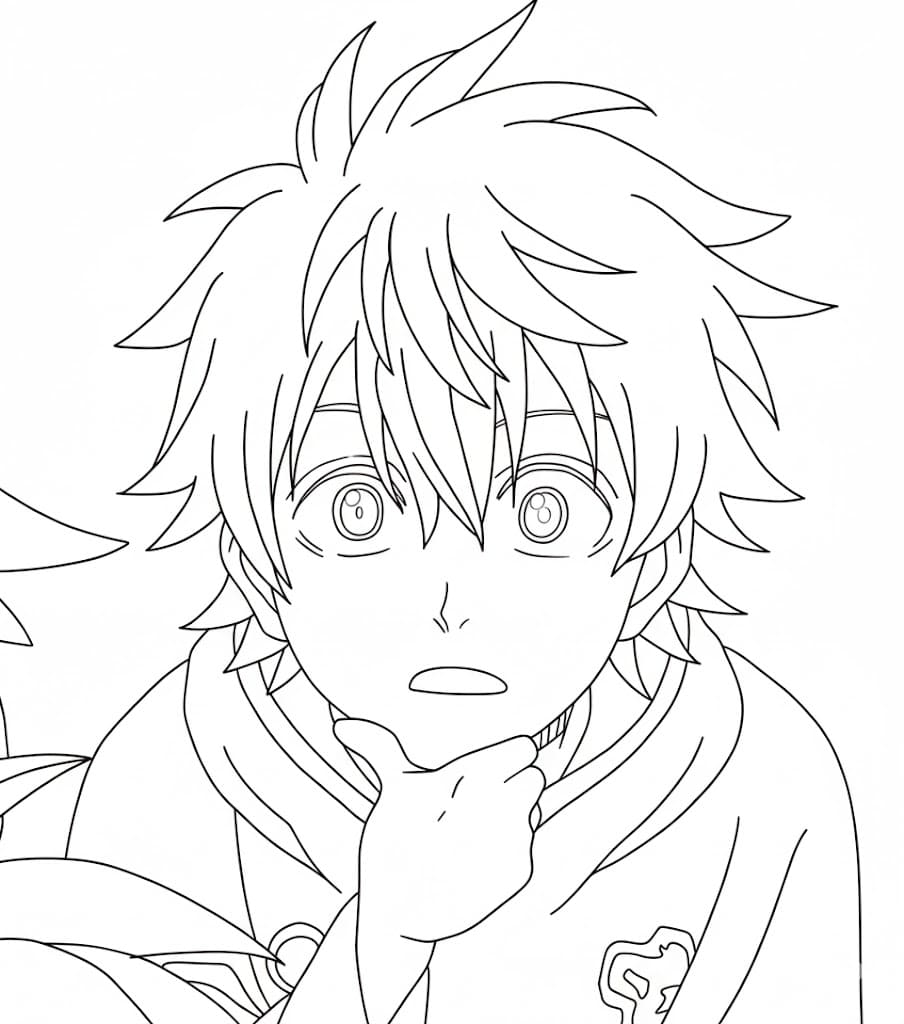 Coloriage Luck Voltia doute