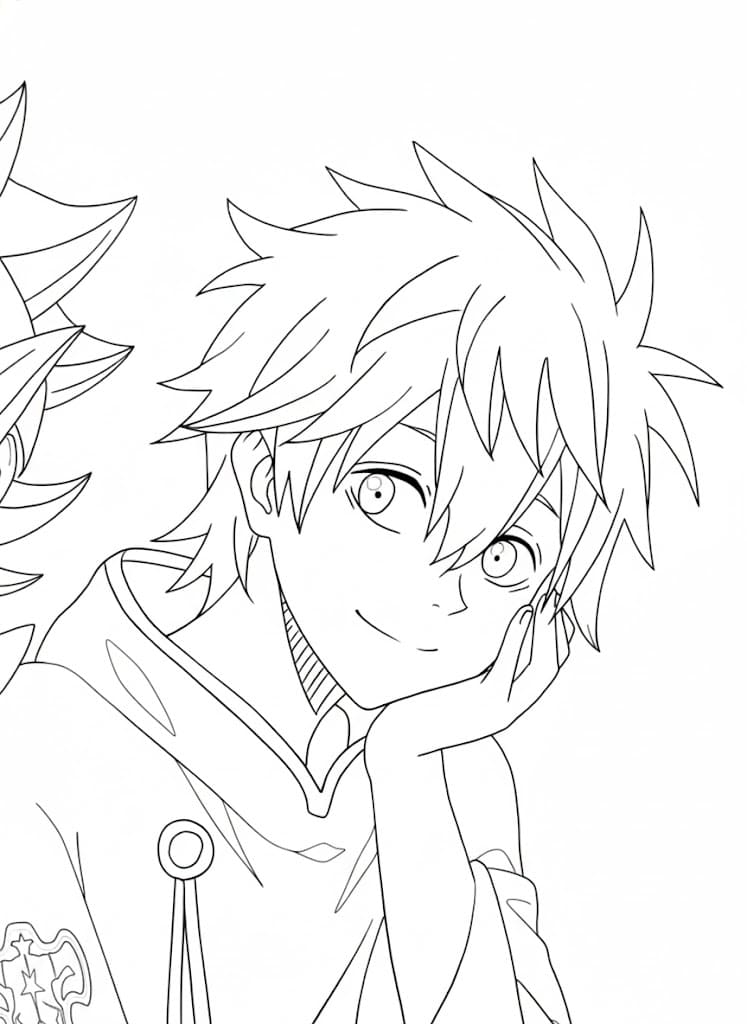 Coloriage Luck Voltia imprimer