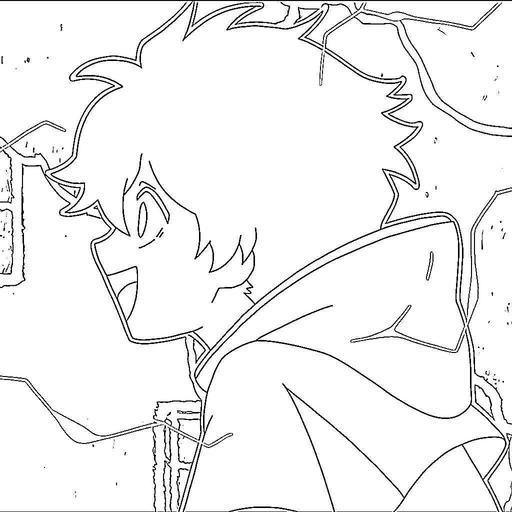 Coloriage Luck Voltia jeune