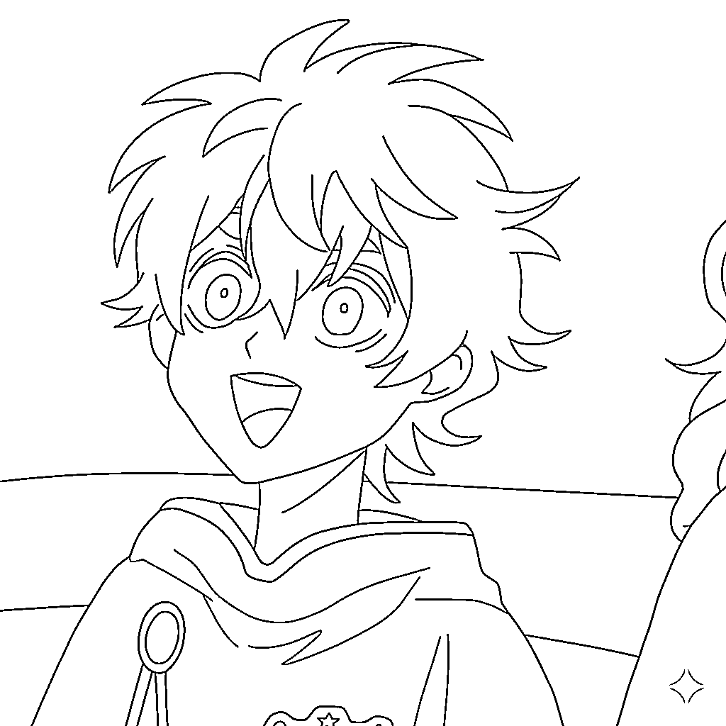 Coloriage Luck Voltia stupide