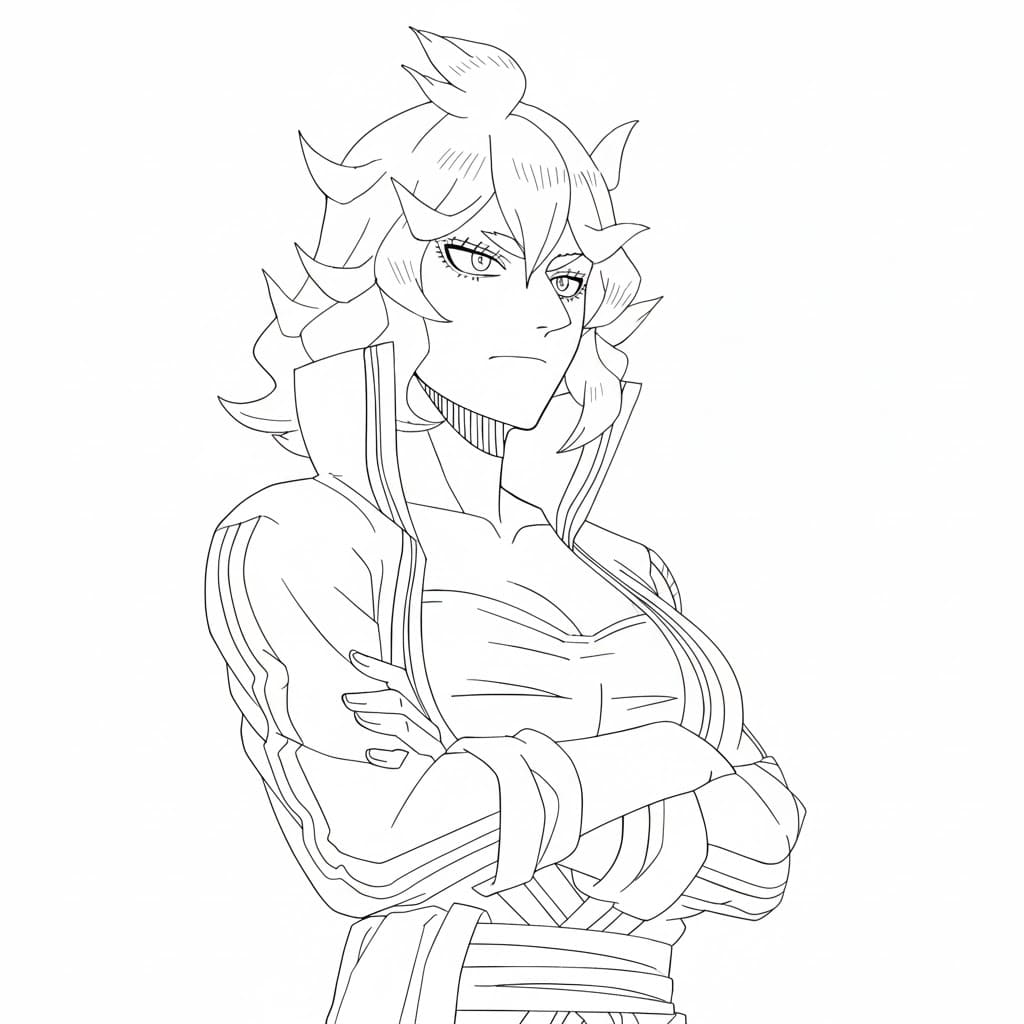 Coloriage Mereoleona imprimable