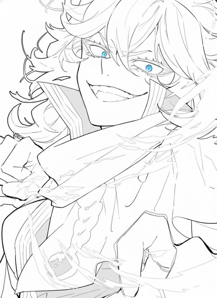 Coloriage Mereoleona Vermillion beauté