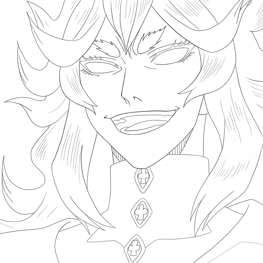 Coloriage Méréoleona Vermillion rit