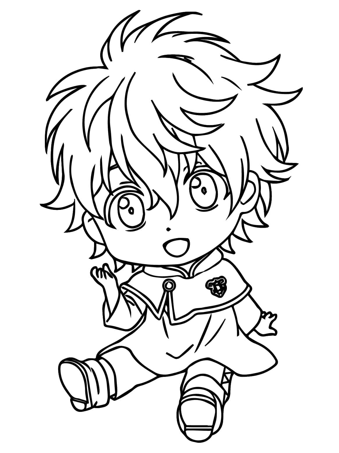 Coloriage Mignon Luck Voltia