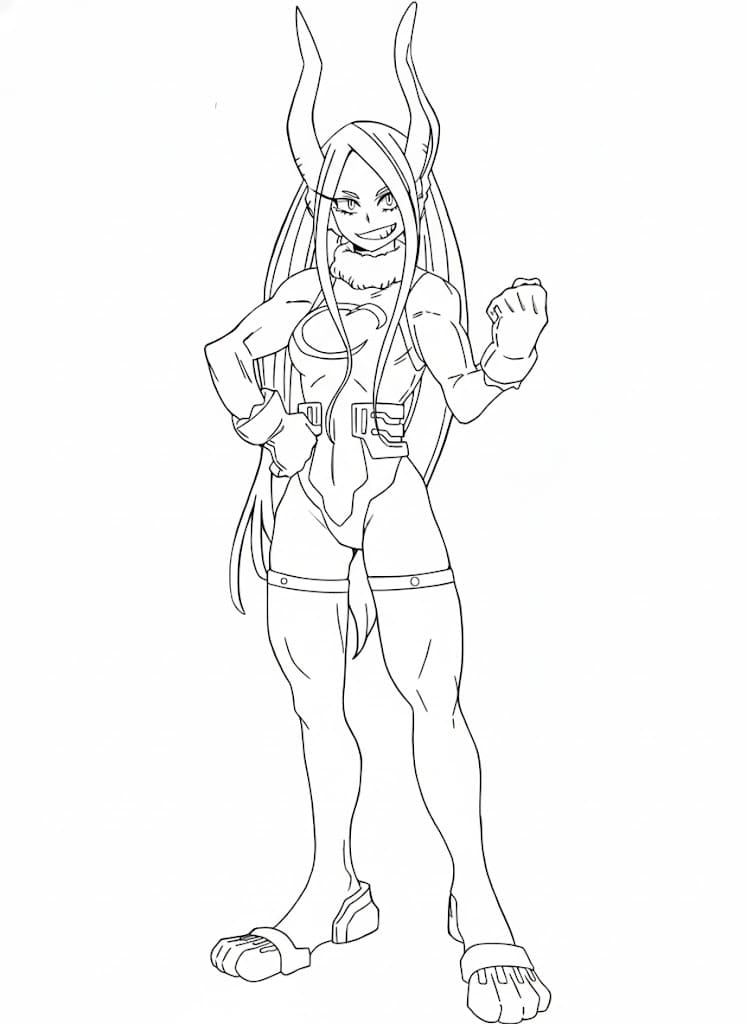 Coloriage Mirko debout