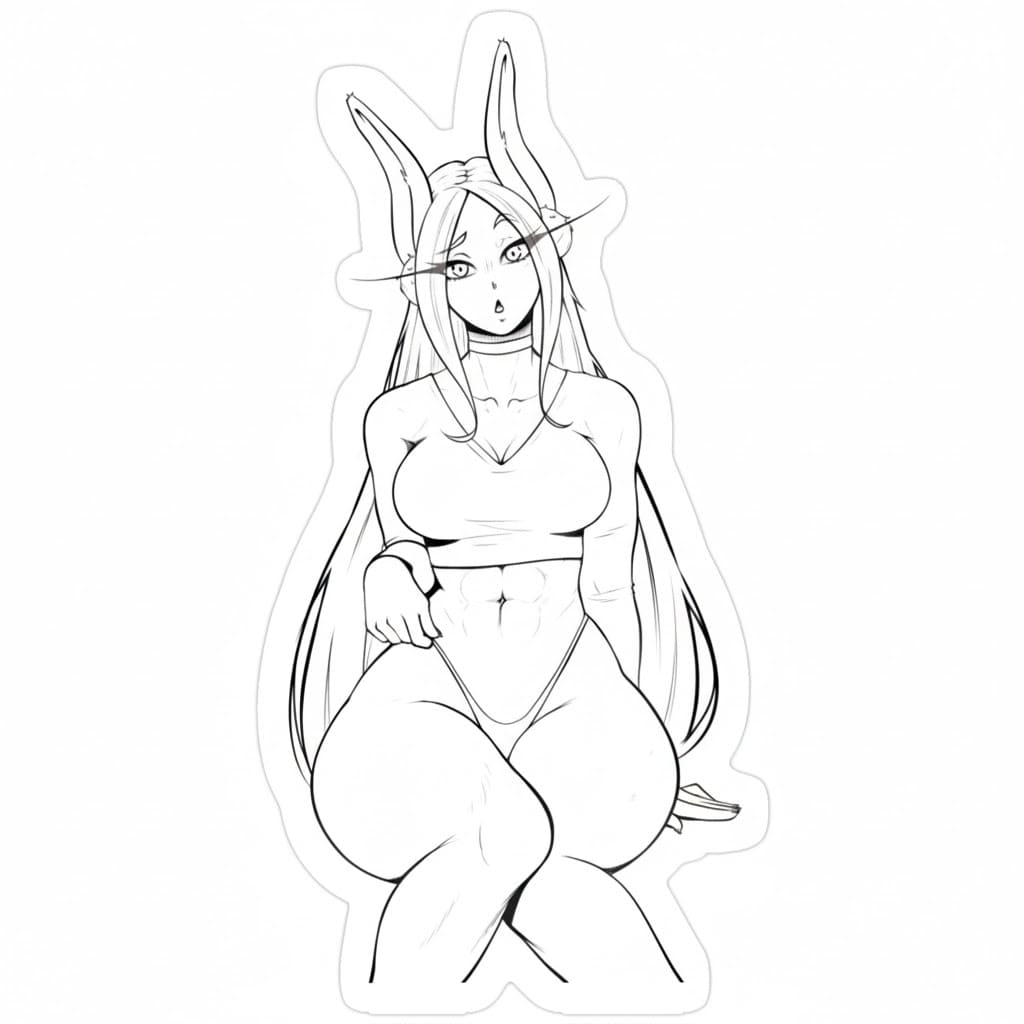 Coloriage Mirko est jolie