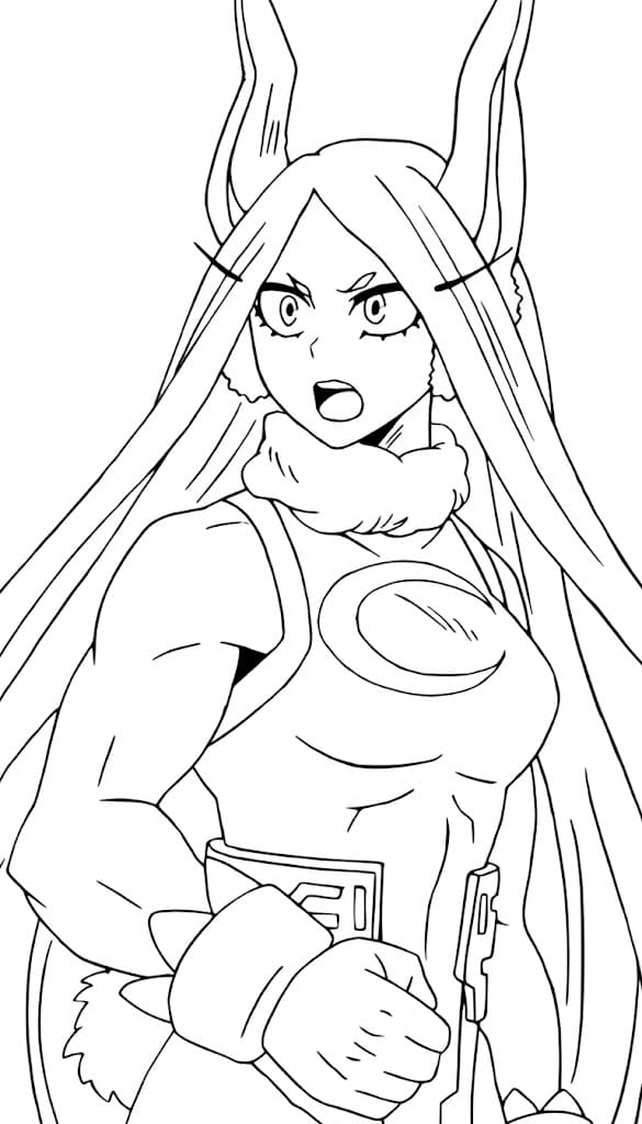 Coloriage Mirko perplexe