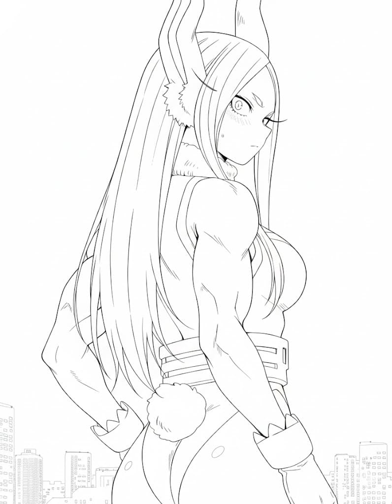 Coloriage Mirko timide