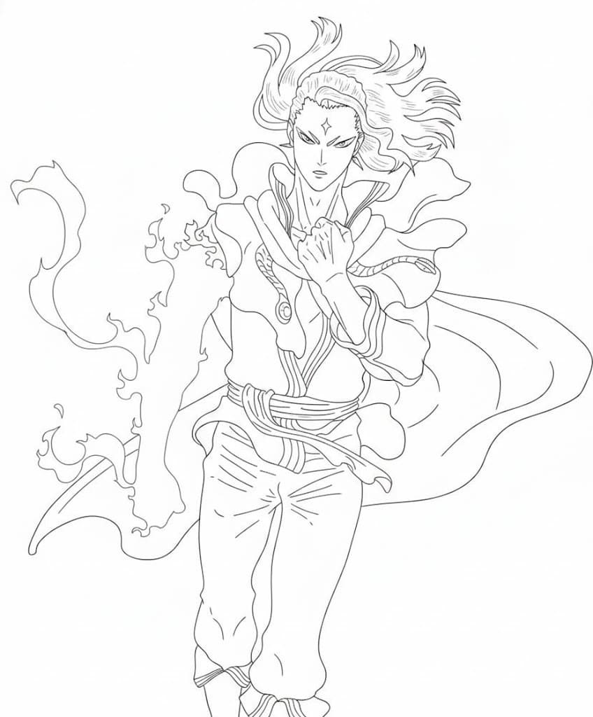 Coloriage Puissance de Fuegoleon Vermillion