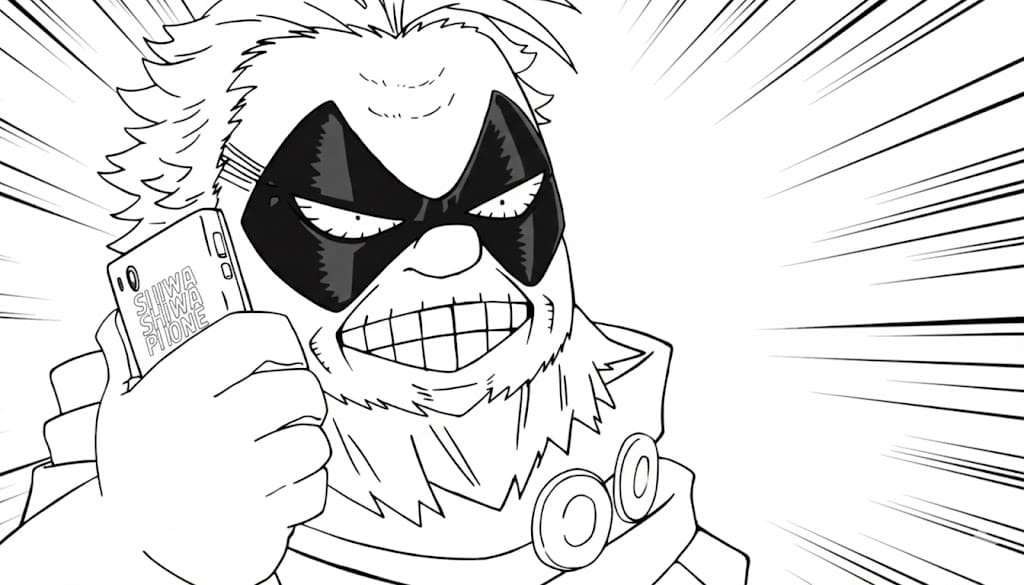 Coloriage Sorahiko Torino sourit