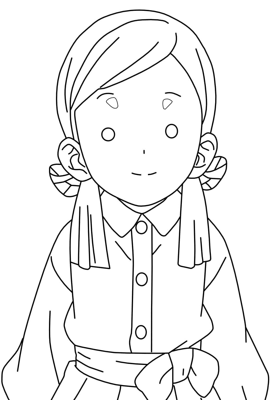 Coloriage Sumi Nakahara de Anime Demon Slayer