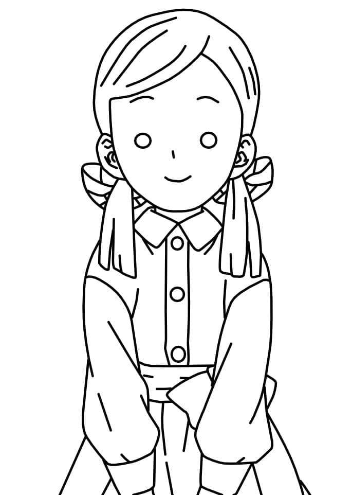 Coloriage Sumi Nakahara de Demon Slayer