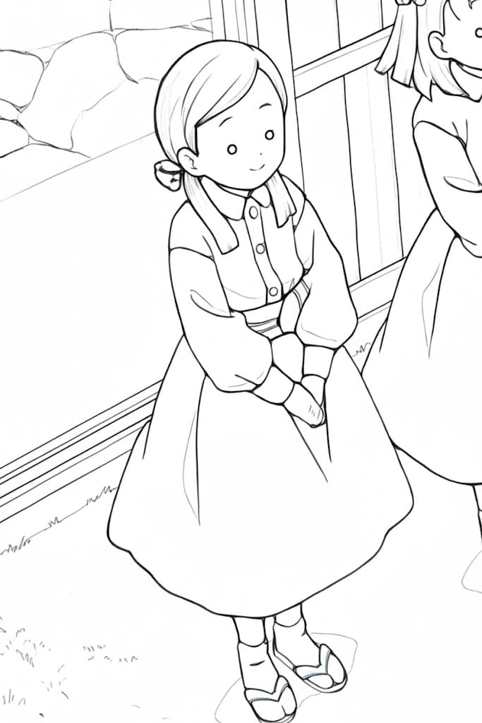 Coloriage Sumi Nakahara debout