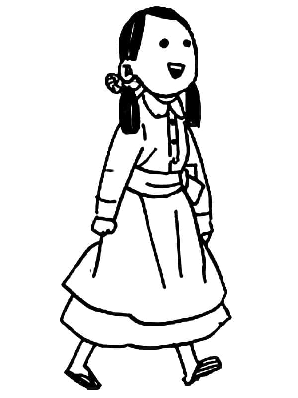 Coloriage Sumi Nakahara, drôle