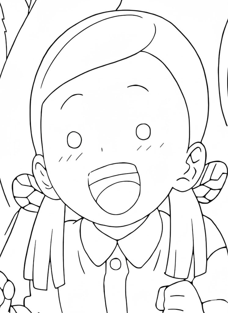 Coloriage Sumi Nakahara incroyable