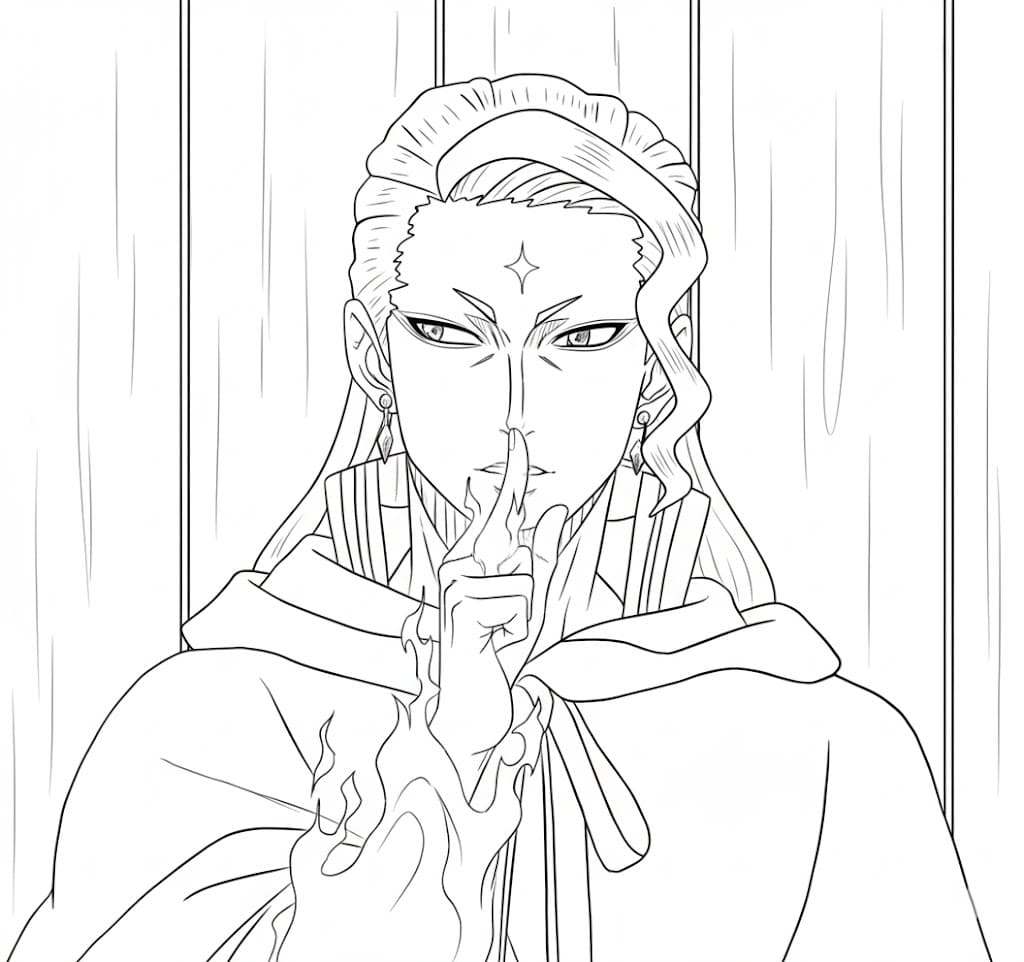 Coloriage Vermillon Fuegoleon imprimable