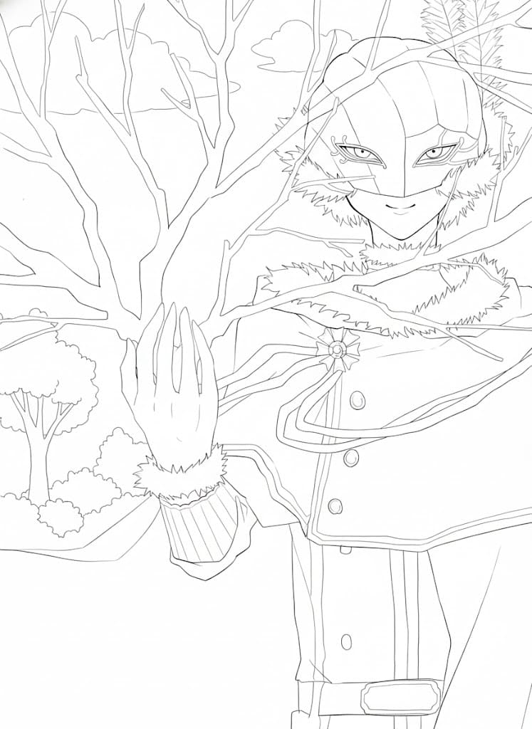 Coloriage William dans Anime Black Clover