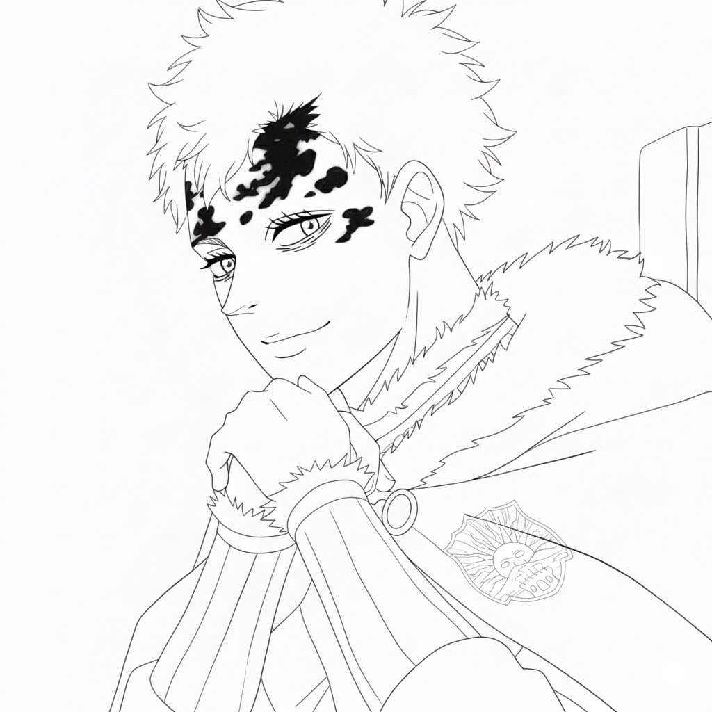 Coloriage William Vangeance amical