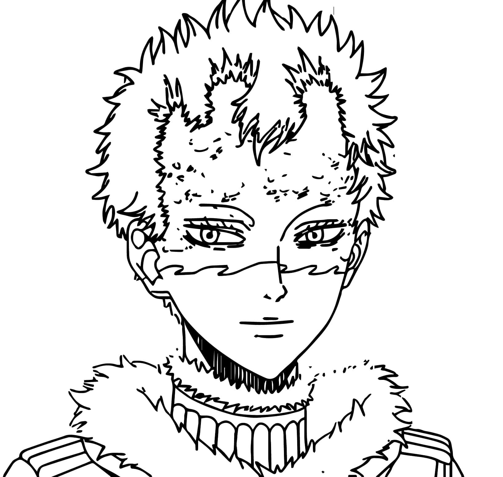 Coloriage William Vangeance de Anime Black Clover
