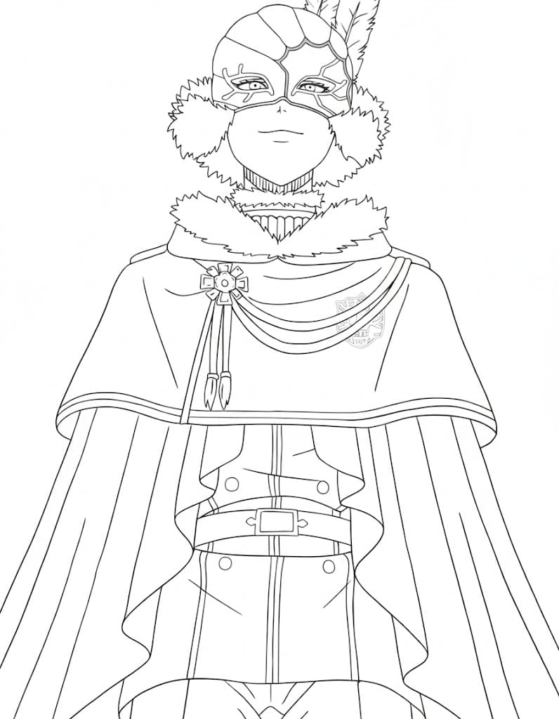 Coloriage William Vangeance debout