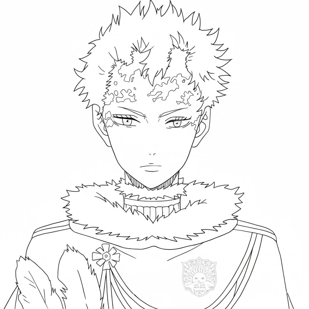 Coloriage William Vangeance derrière le masque