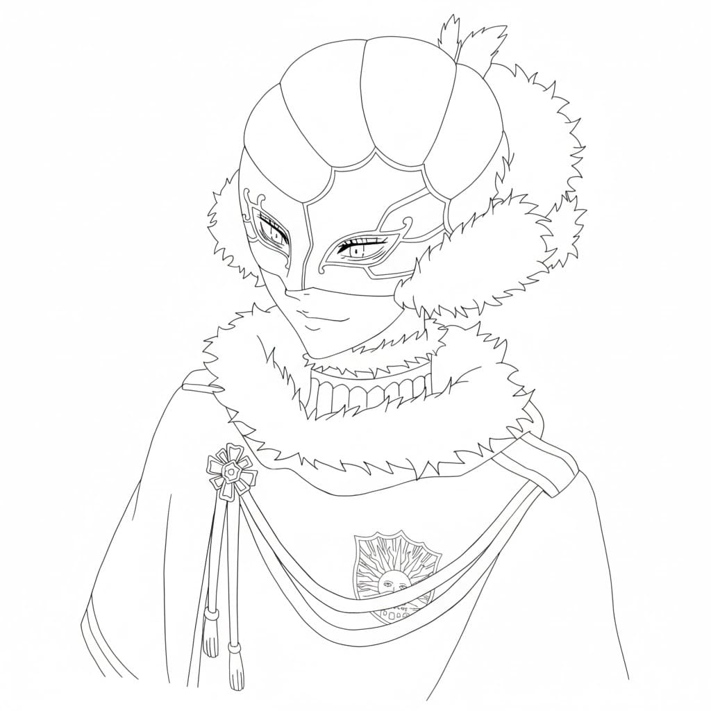 Coloriage William Vangeance est incroyable