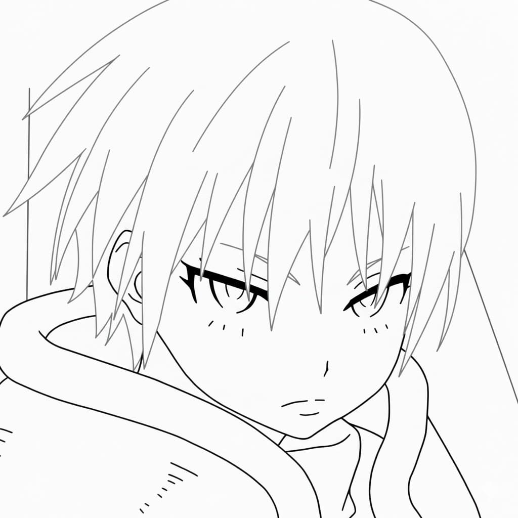Coloriage Affronter Sho Kusakabe