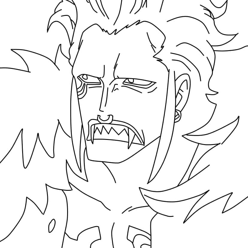 Coloriage Bartolomeo de Anime One Piece