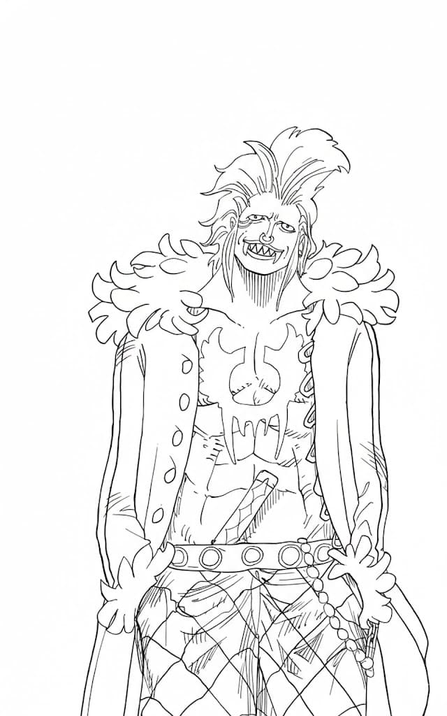 Coloriage Bartolomeo debout