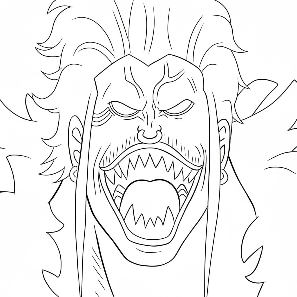 Coloriage Bartolomeo en colère