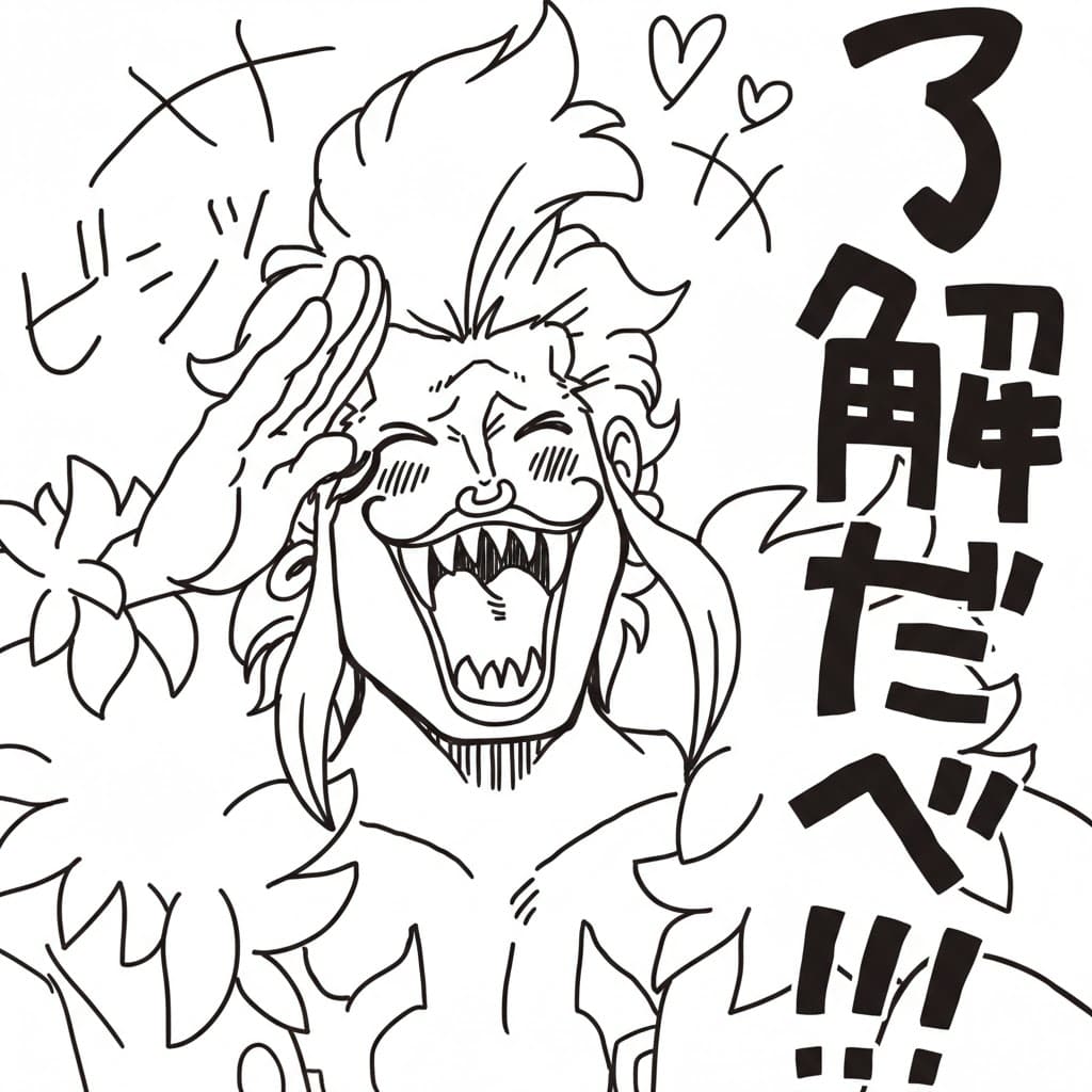 Coloriage Bartolomeo est très drôle