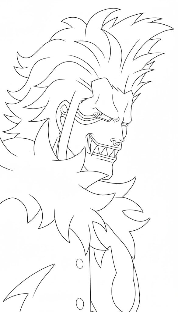 Coloriage Bartolomeo regardant
