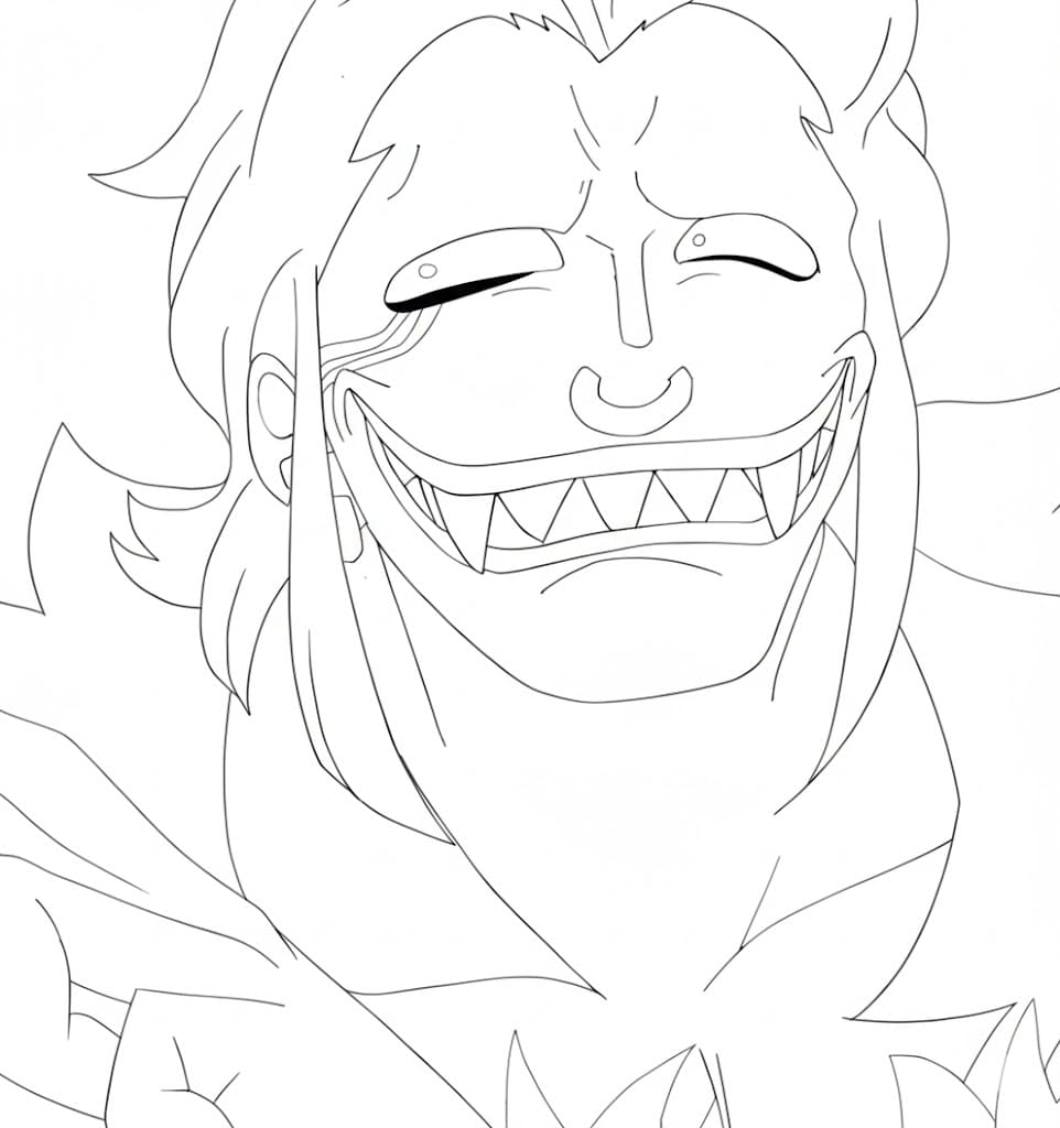 Coloriage Bartolomeo souriant