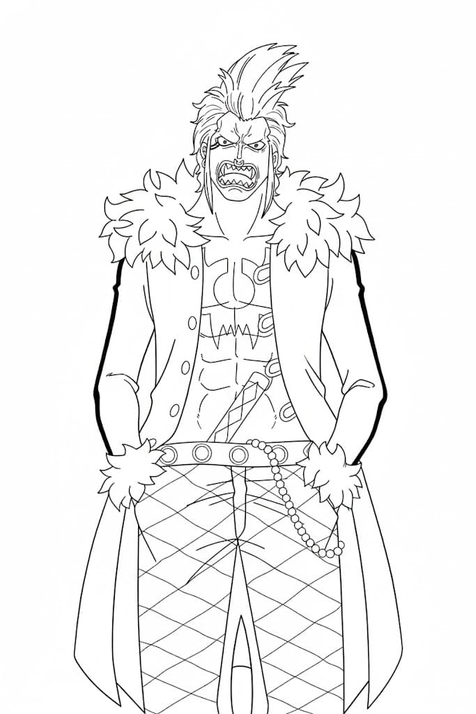 Coloriage Bartolomeo, super cool