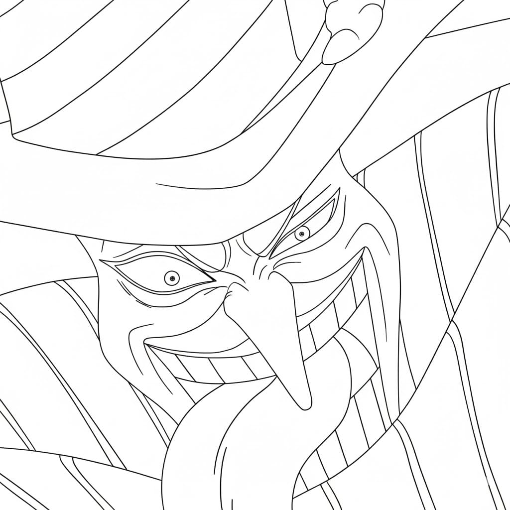 Coloriage Charlotte Perospero de Anime One Piece