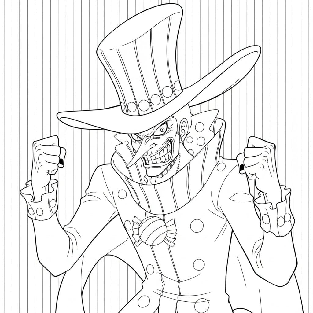 Coloriage Charlotte Perospero en colère