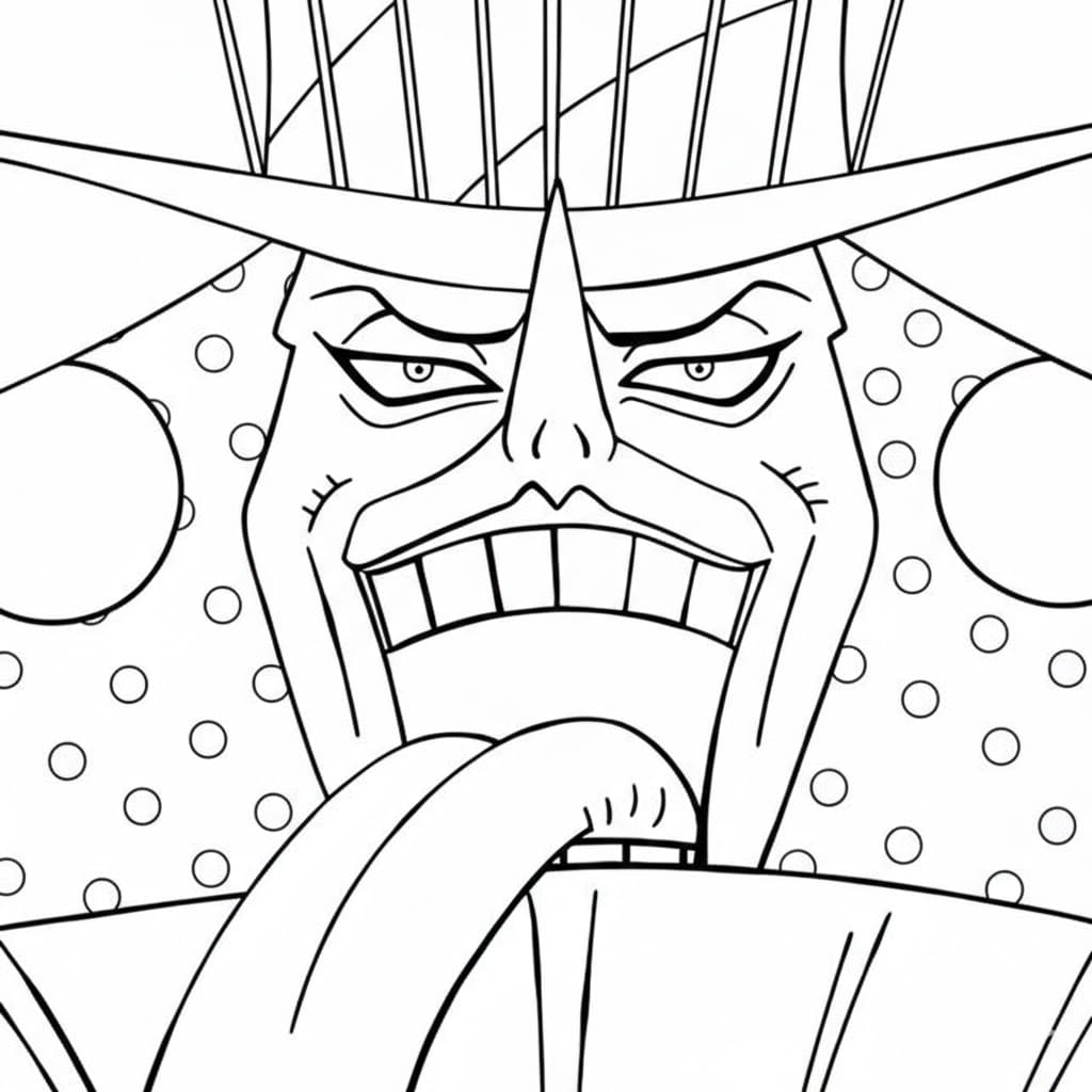 Coloriage Charlotte Perospero fait face à la colère