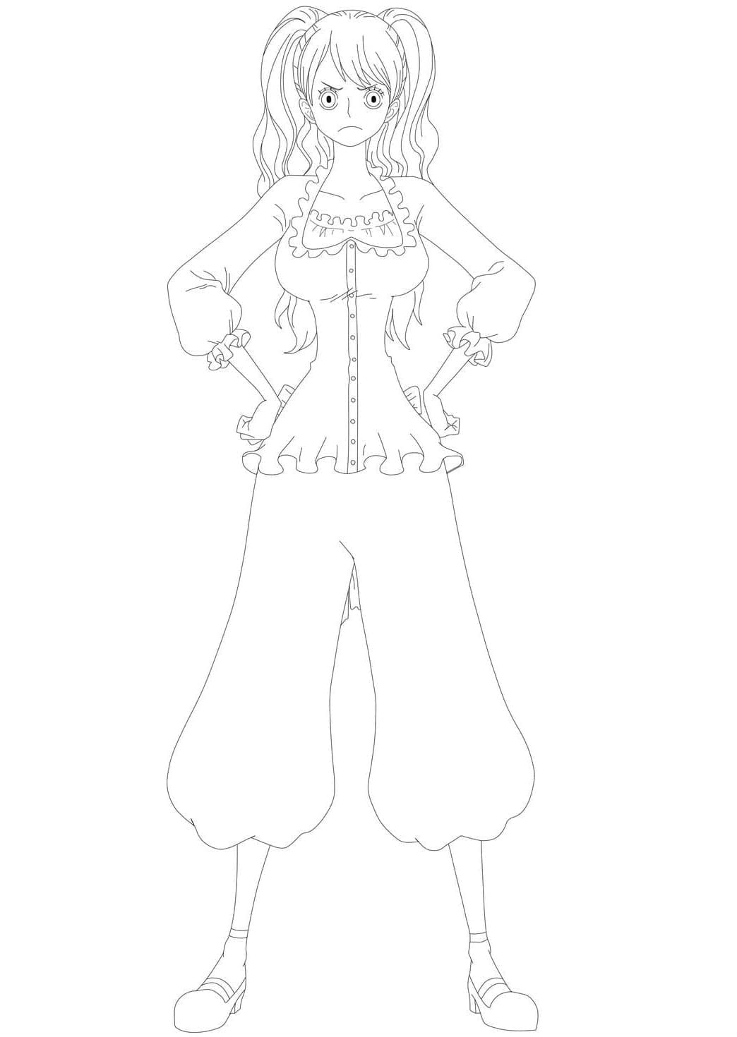 Coloriage Charlotte Pudding de One Piece