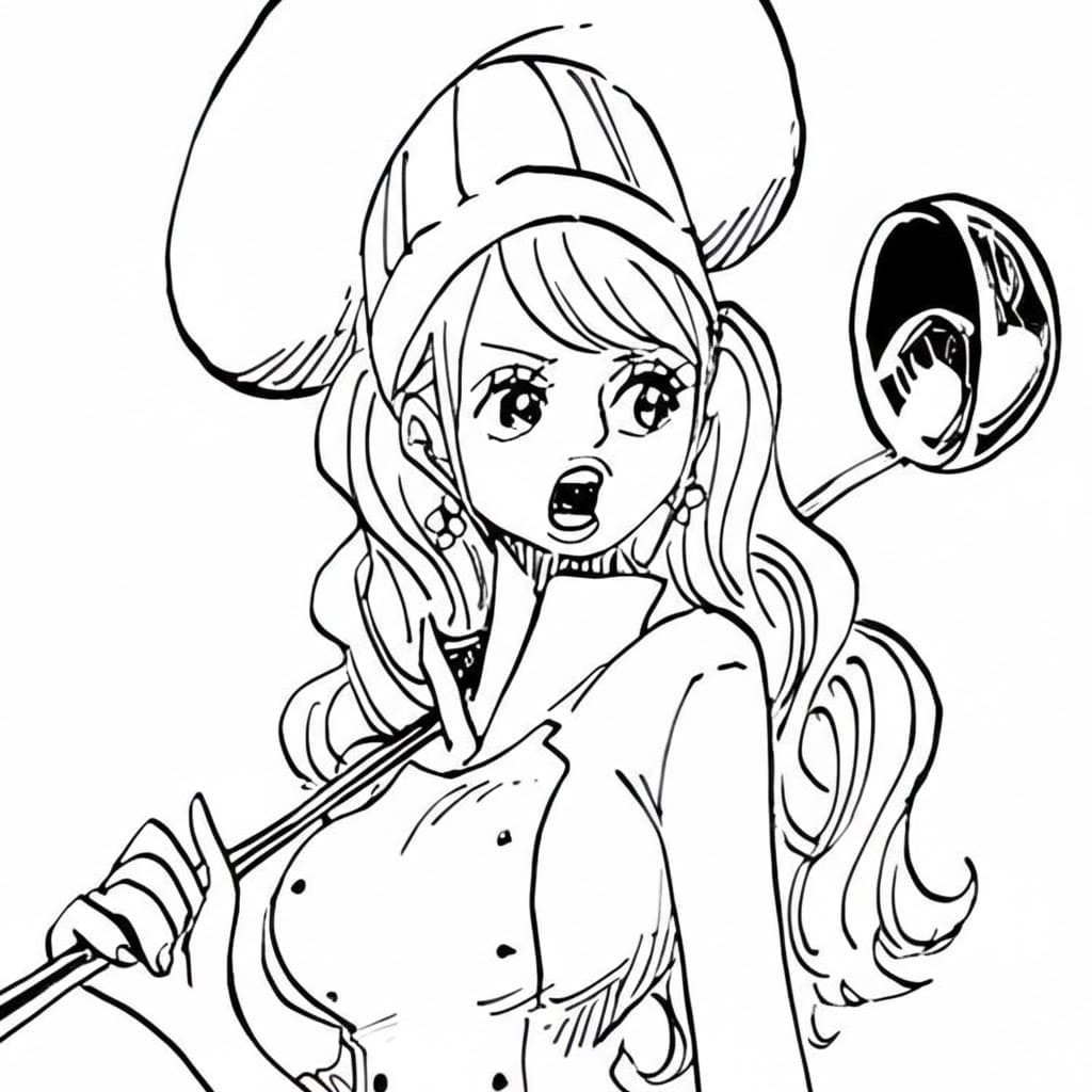 Coloriage Charlotte Pudding dure