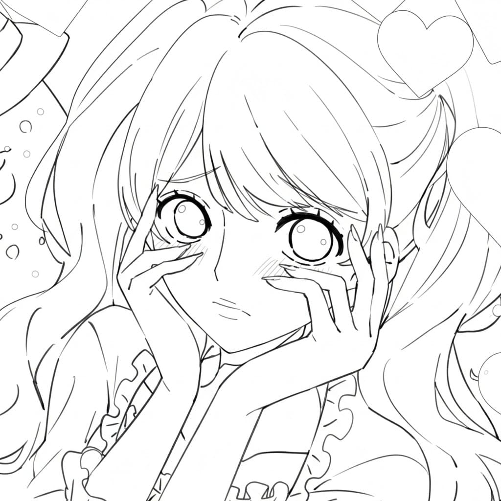 Coloriage Charlotte Pudding imprimable